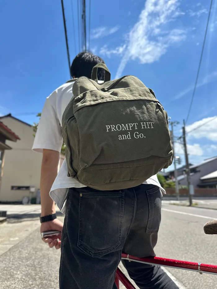 Olive PROMPT HIT AND Go. backpack